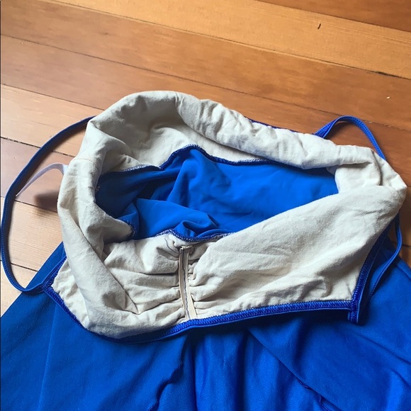 Royal Blue Sequinned Dance Performance Dress - Picture 7 of 11